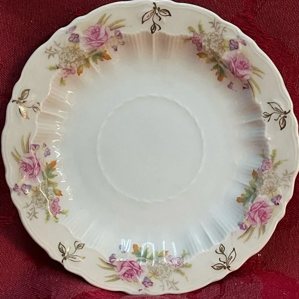 Antique‎ Carl Tielsch Demitasse Teacup and Saucer Set. Made in Germany